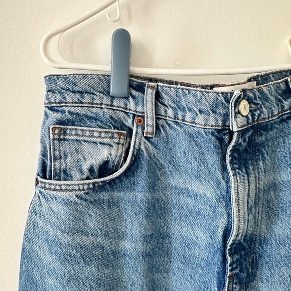 Reformation Cary High Rise Slouchy Straight Leg Jeans - Picture 2 of 5